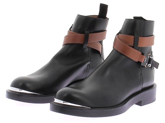 Dior Stivaletti neri e camel Nero