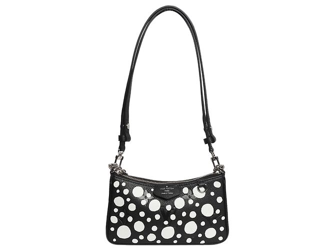 Louis Vuitton Bolsa Easy Pouch on Strap com bolinhas preto e branco 2023