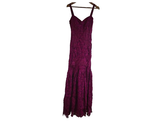 Dolce & Gabbana Spitzenkleid Lila 