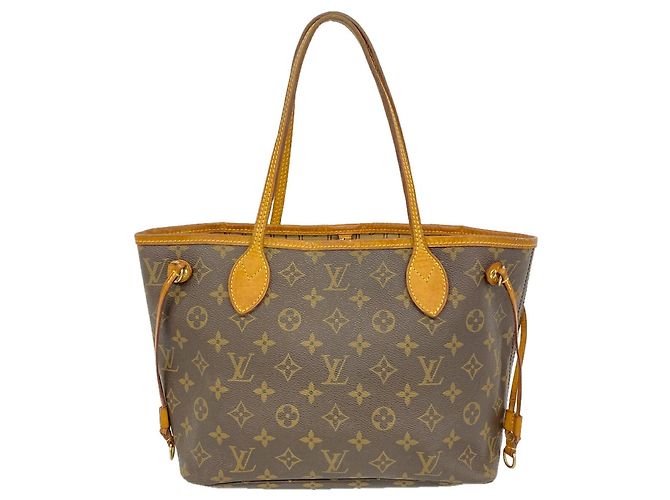 Saco Tote Louis Vuitton Monogram Neverfull PM Marrom