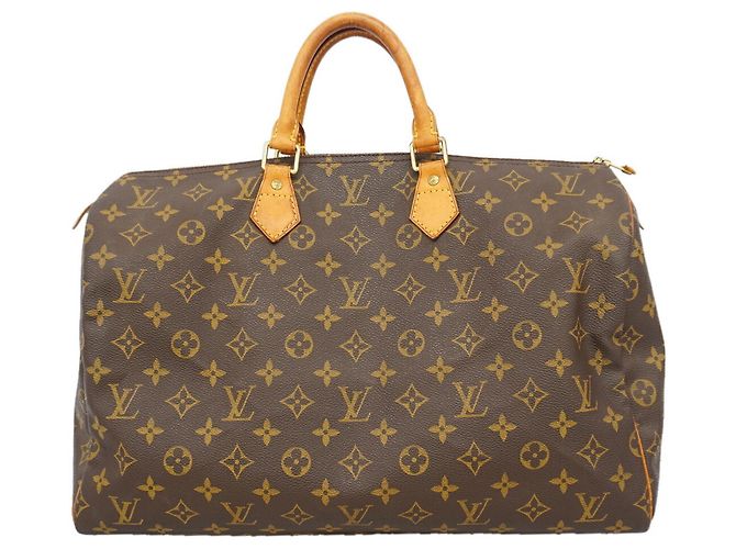 Borsa Louis Vuitton Monogram Speedy 40 Marrone