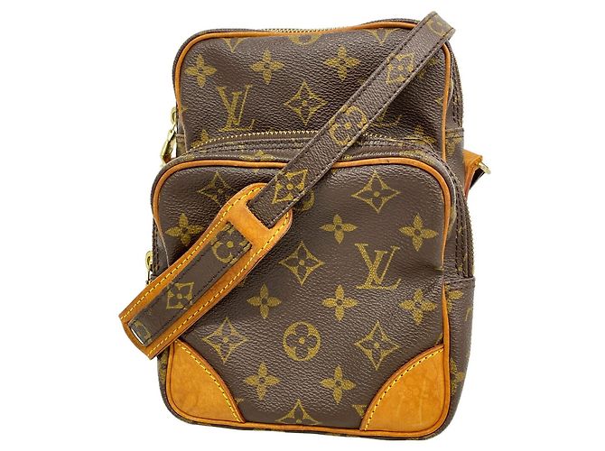 Borsa a tracolla Louis Vuitton Monogram Amazon Marrone