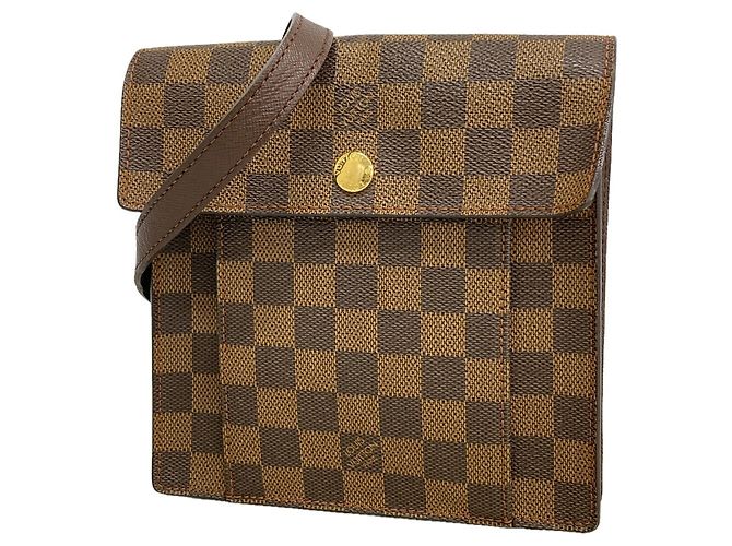 Bolsa de Ombro Louis Vuitton Damier Pimlico N45272 Ebene Damier ebene