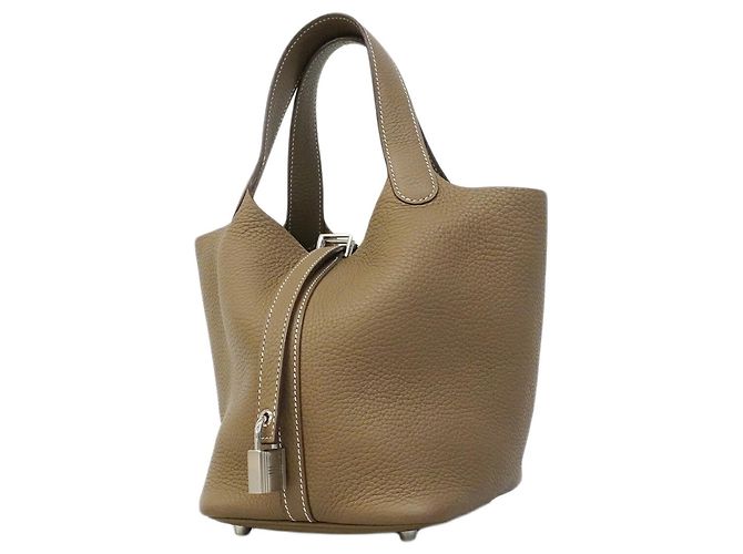 Hermès Hermes Picotin Lock PM Handtasche Taupe