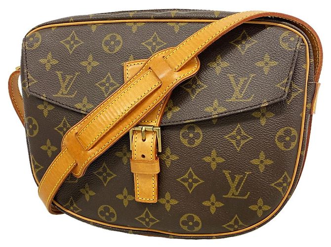 Borsa a tracolla Louis Vuitton Monogram Jeune Fille Marrone