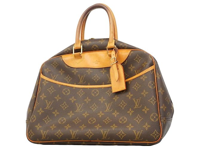 Bolso Louis Vuitton Monogram Deauville Castaño