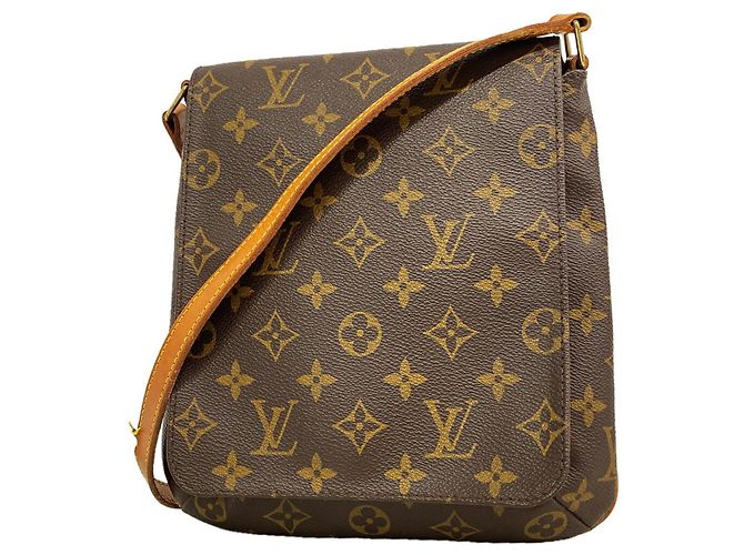 Borsa a tracolla Louis Vuitton Monogram Musette Salsa Marrone