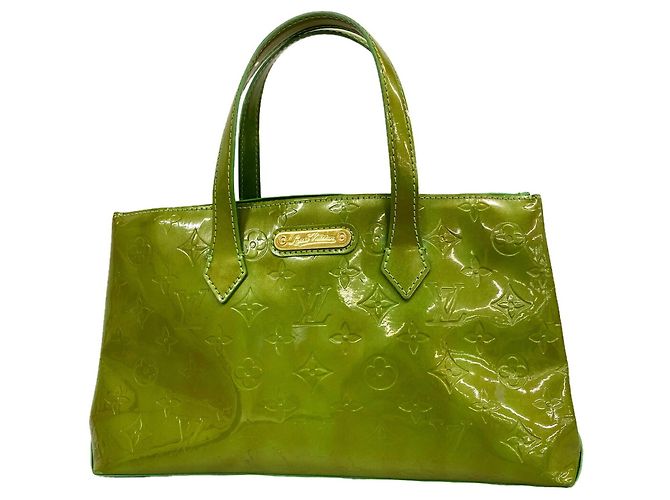 Borsa Louis Vuitton Vernis Wilshire Boulevard Verde