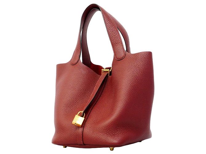 Hermès Hermes Picotin Lock MM Handtasche Rot