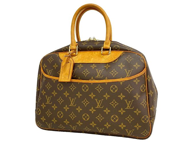Borsa Louis Vuitton Monogram Deauville Marrone