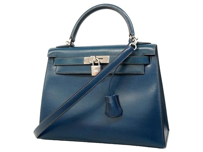 Hermès Hermes Kelly 28 Box Calf Colvert Handtasche