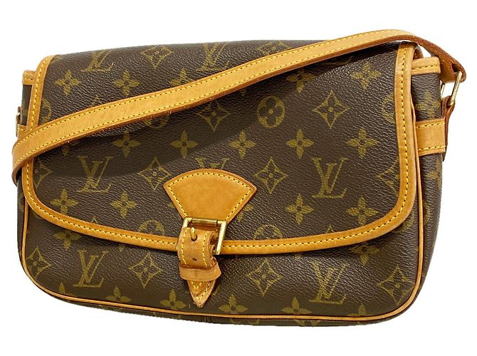 Borsa a tracolla Louis Vuitton Monogram Sologne Marrone