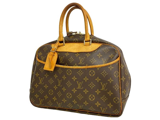 Sac à main Louis Vuitton Monogram Deauville Marron