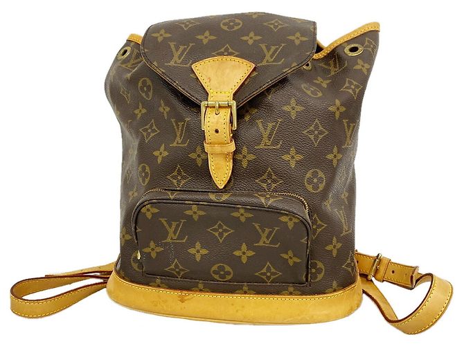 Louis Vuitton Monogram Montsouris MM Rucksack Braun