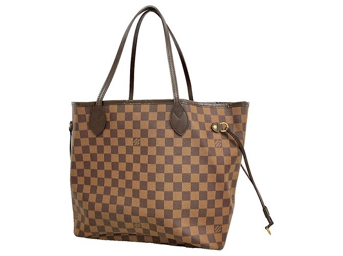 Borsa Tote Louis Vuitton Damier Neverfull MM Damier ebene