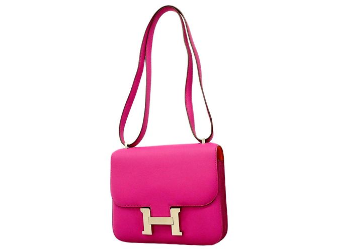 Hermès Borsa a tracolla Hermes Constance Mini Verso Arancione