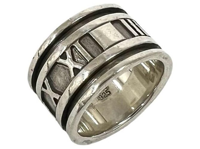 Tiffany & Co Tiffany Vintage Atlas breiter Ring Silber