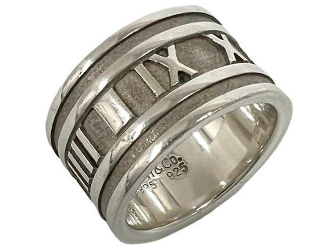 Tiffany & Co Tiffany Vintage Atlas breiter Ring Silber