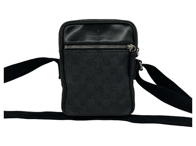 Borsa a tracolla mini Gucci GG Pattern Nero