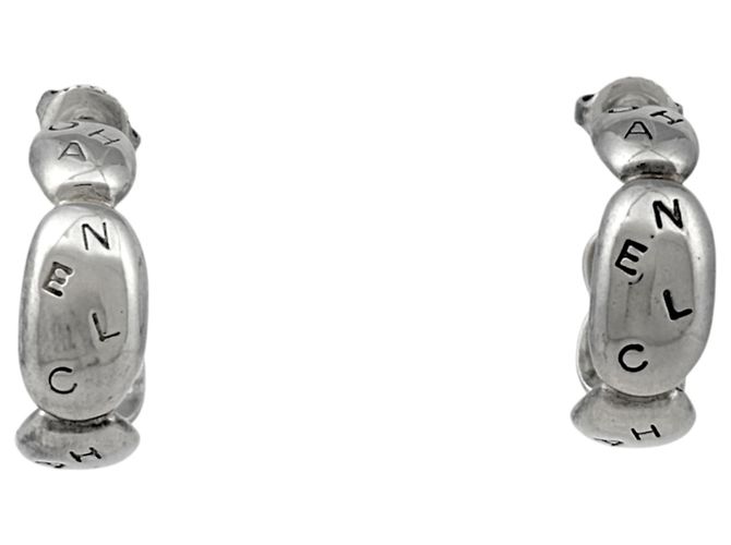 Orecchini a lobo Chanel Silver 925 Argento
