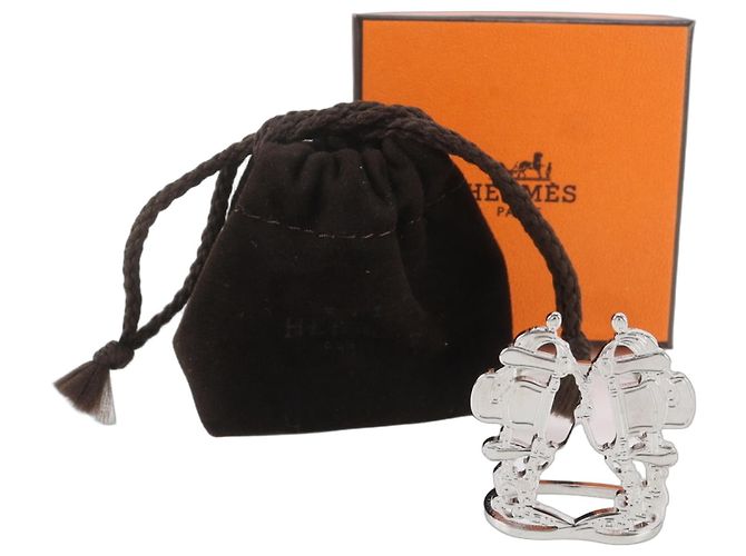 Hermès Hermes Brides de Gala Silver Schalring Silber