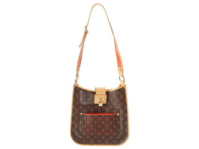 Louis Vuitton Brown Monogram Musette Perforated Marrom