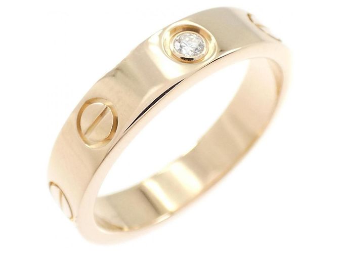 Anello Cartier Mini Love 1P Band Ring D'oro