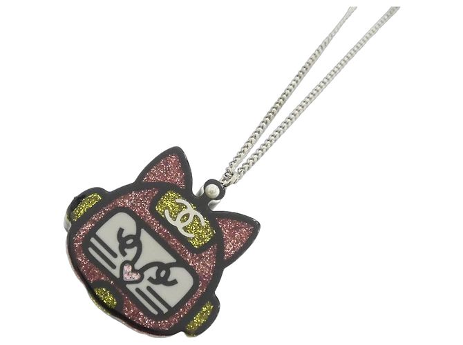 Collana Chanel 89431 Argento Rosa Bianco Giallo