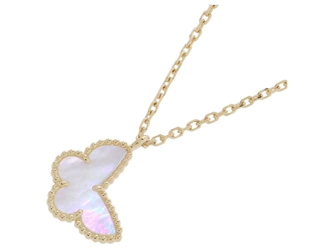 Van Cleef & Arpels Sweet Papillon Necklace Yellow 
