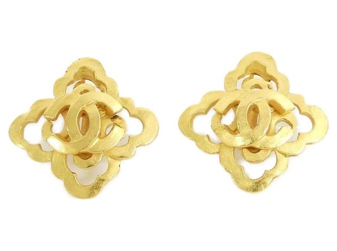 Orecchini a clip Chanel Gold D'oro