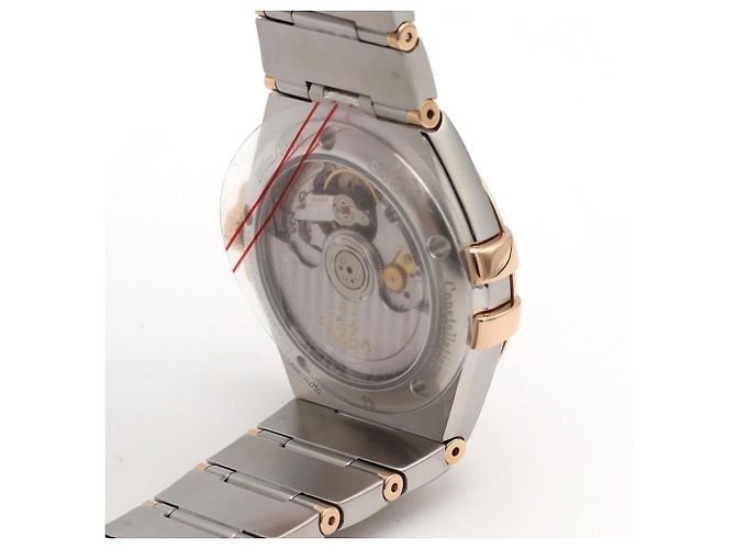 Relógio automático Omega Constellation Brushed RG Combination
