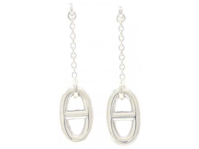 Hermès Orecchini a lobo Hermes Farandole Argento 