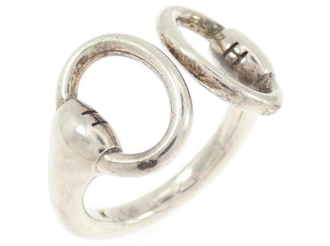 Ring Hermès Anello a Fascia Hermes Nausicaä Argento 