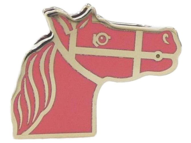 Ring Hermès Anel para lenço Hermes Quadrige Rosa