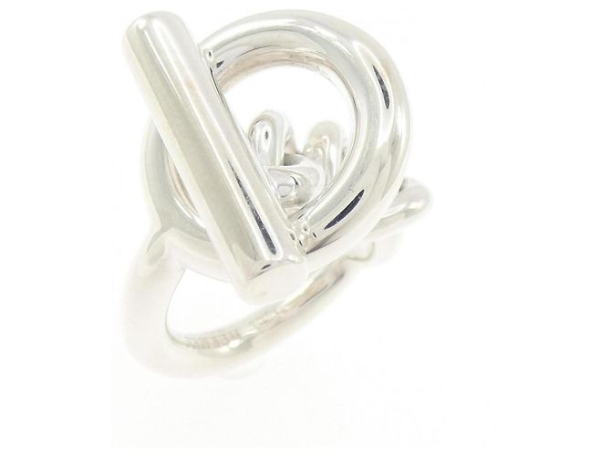 Hermes Hermès Croisette Ring Silvery