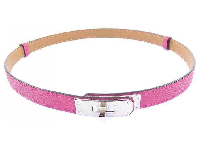 Hermès Cinturón Hermes Kelly Pocket 18mm Rosa