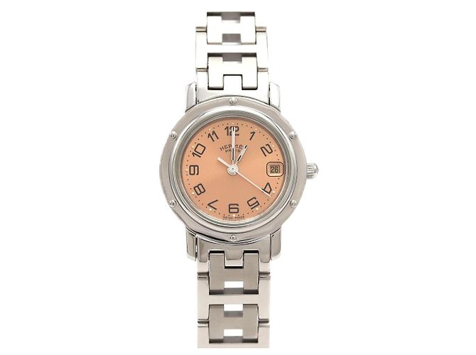 Hermès Relógio de pulso Hermes Clipper CL4.210 Stainless Steel Quartz