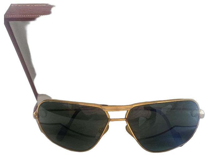 Occhiali da sole Cartier Vendôme Tank Gold hardware