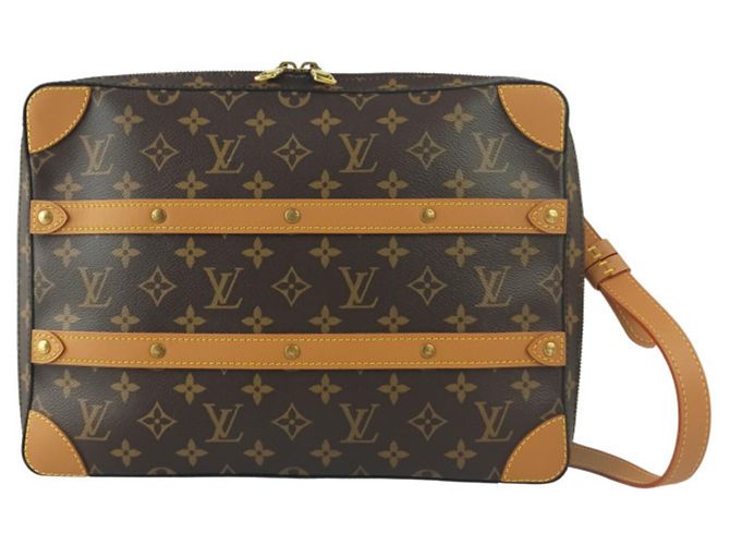 Bolsa Messenger Louis Vuitton Monogram Marrom