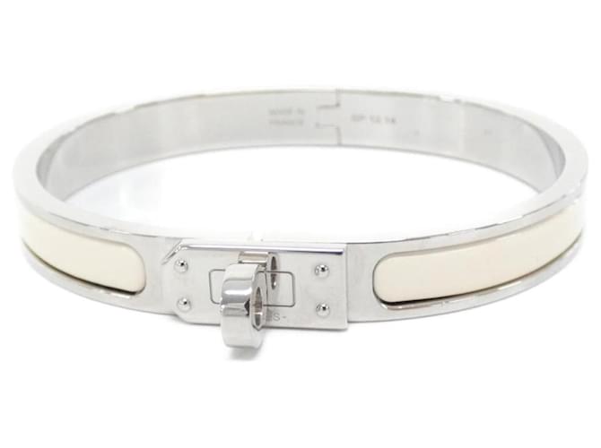 Hermès Hermes Mini Click Kelly GM Charm Bracelet Silvery Beige 