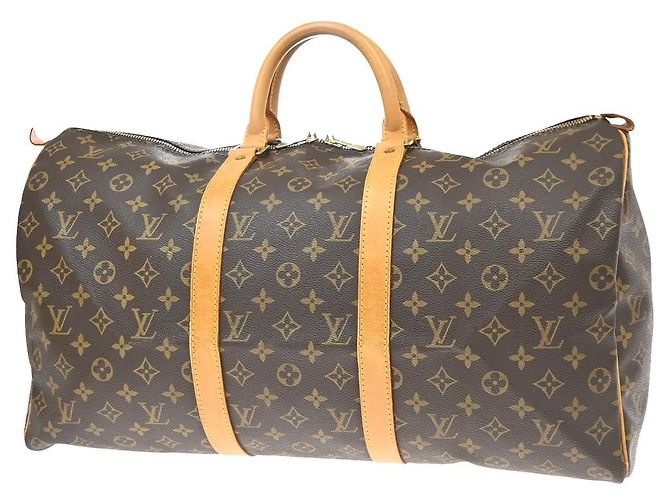 Louis Vuitton Keepall Monogram 50 Castaño