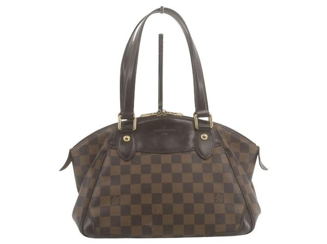 Borsa Louis Vuitton Verona PM Marrone Damier ebene