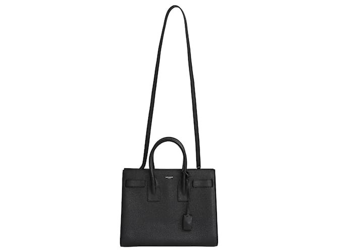 Yves Saint Laurent Saint Laurent Sac de Jour Shoulder Bag en cuir noir 