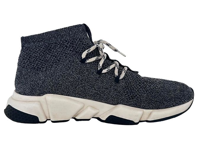 Everyday Balenciaga Speed Lace-Up Sneaker aus grauem Polyester