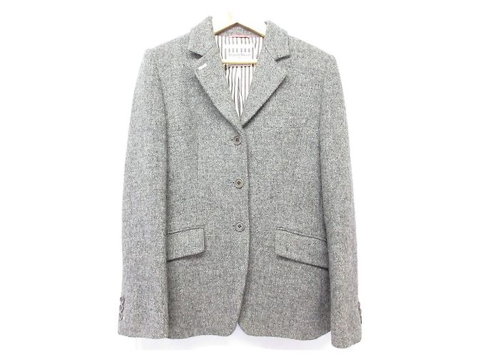 Paul Smith Harris Tweed Tailored Jacket Brown