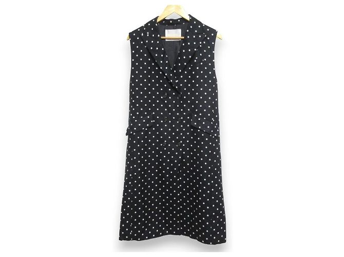 Autre Marque Vestido Chaleco GRACE Class Dot Negro