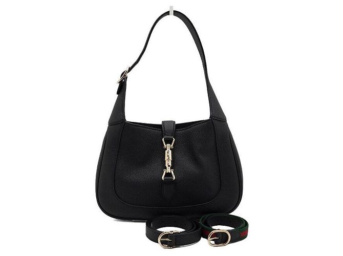 Gucci Bolsa de Ombro e Tiracolo Jackie Medium Preto