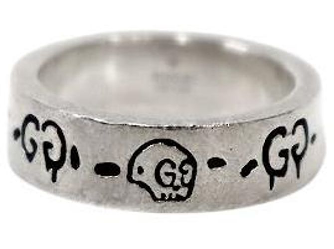 Gucci Ghost Silver Ring Silber 