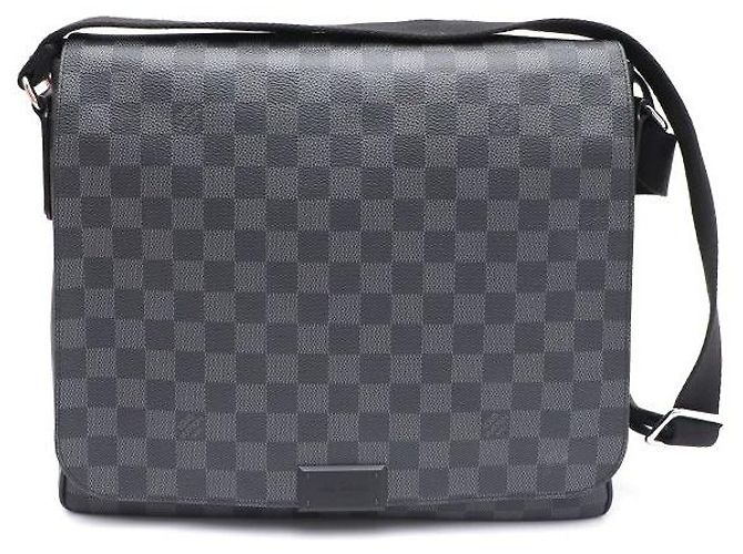 Louis Vuitton Bolsa Tiracolo District MM Marrom