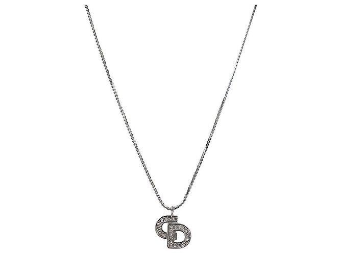 Dior Collana Cubic CD Silver Argento 